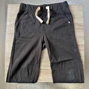 GAP Black Kids Sweatpants with Cream Drawstring